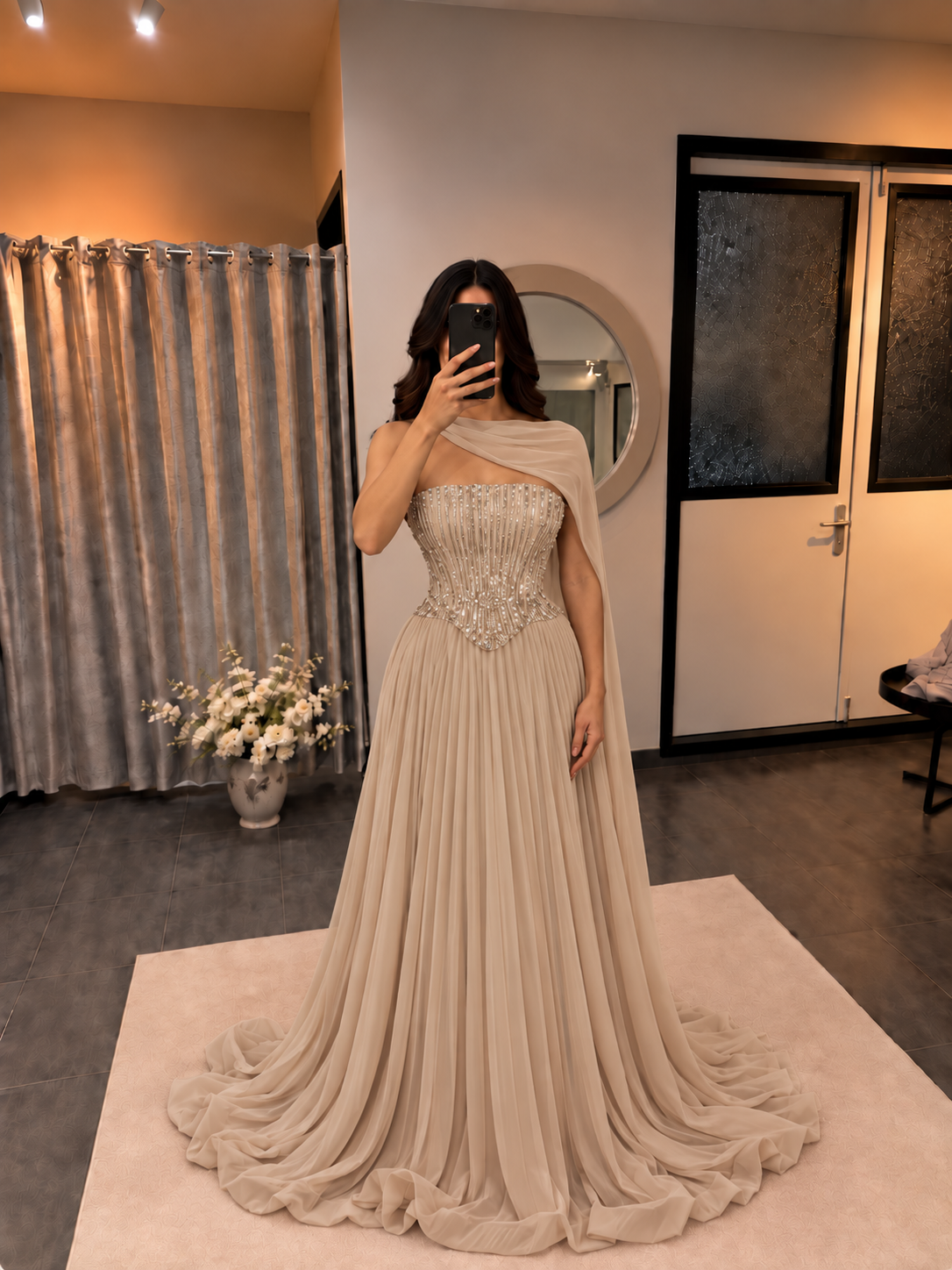Zerrin Dress – Beige
